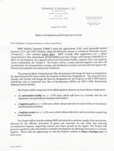 GAMMAGE & BURNHAM, PLC LETTER TO WITTMANN RESIDENTS – AUGUST 2024